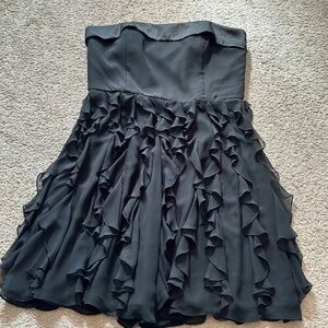 All black formal dress. Worn once to a black tie event!